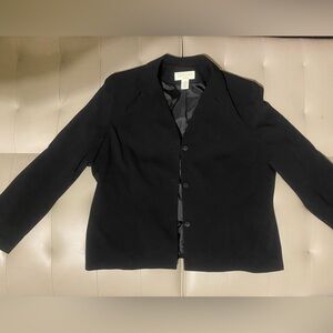Womens Norton Black suit jacket US 18